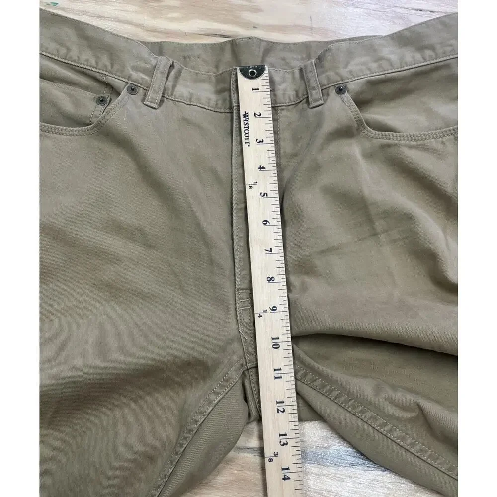 Polo Ralph Lauren 650 Straight Leg Pants Mens 36x32* Khaki Cotton Casual Preppy